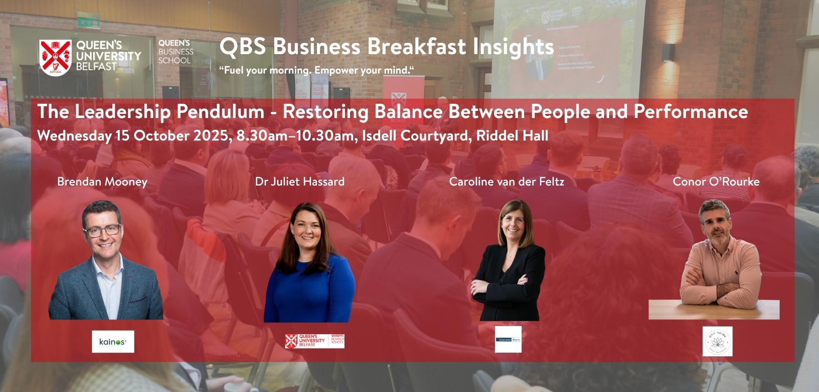4 speakers listed to attend